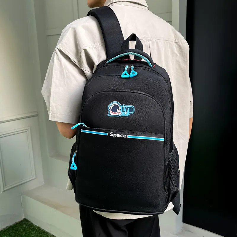 Deli Bear Oxford Backpack Unisex Orange/Green/Blue/Jasper-13