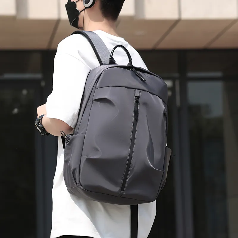 Tong Tong Rabbit Oxford Backpack Men's Blue/Black/Gray-5