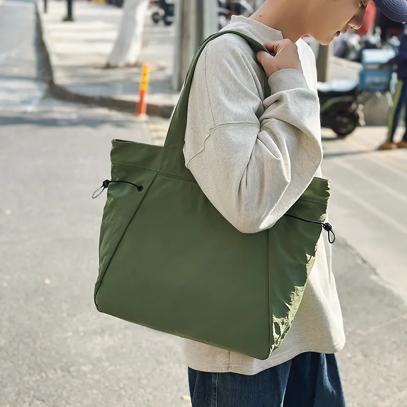 OUZIHUANG Nylon Tote Bag Shoulder Bag Unisex Multicolor-13