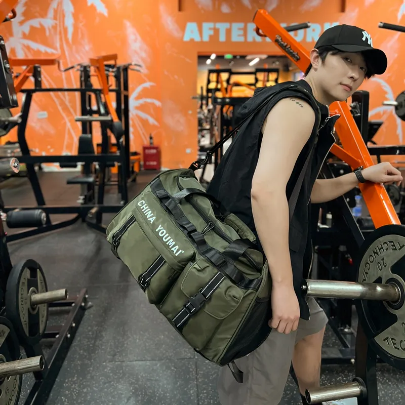 Deli Bear Nylon Gym Bag Unisex Multicolor-26