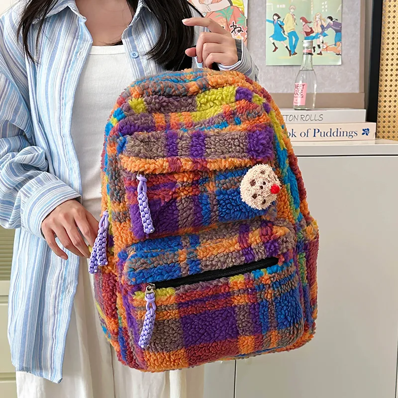 Tong Tong Rabbit Nylon Backpack Women's Multicolor-16