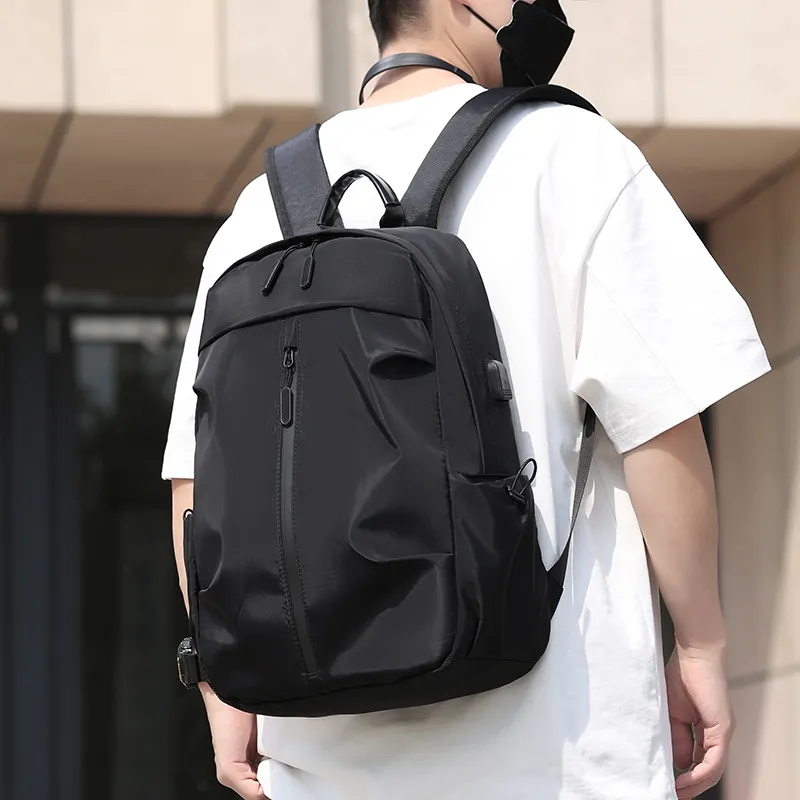 Tong Tong Rabbit Oxford Backpack Men's Blue/Black/Gray-2