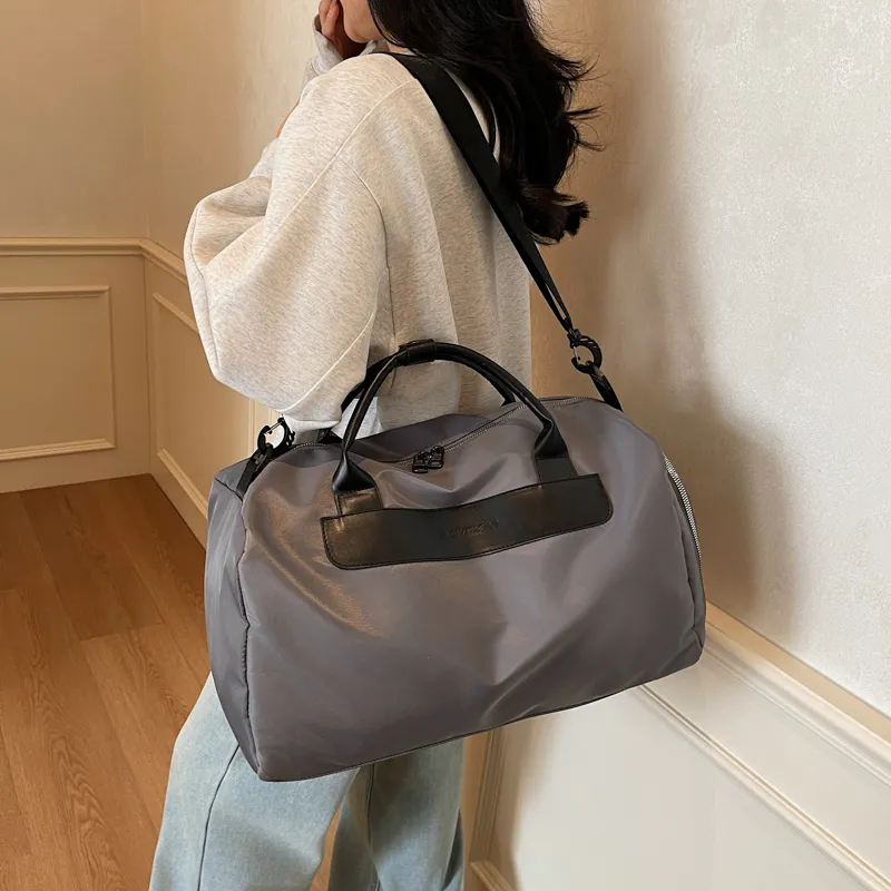 Deli Bear Oxford Handbag Unisex Black/Ecru/Gray/Pink/Khaki-9