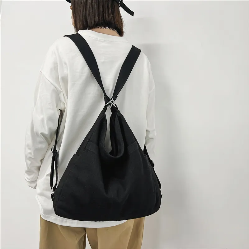 OUZIHUANG Denim Crossbody Bag, Shoulder Bag Regular Unisex Black/Light Blue/Dark Blue/Vintage Blue-7
