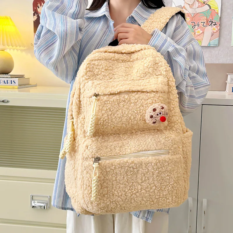 Tong Tong Rabbit Nylon Backpack Women's Multicolor-11
