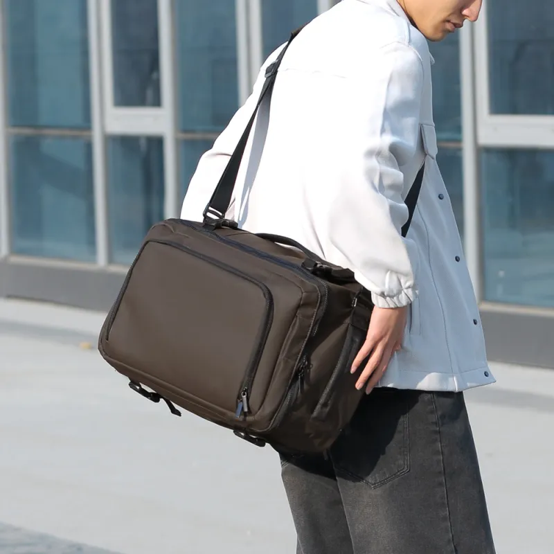 Deli Bear Oxford Backpack Large Size Men's Multicolor-11