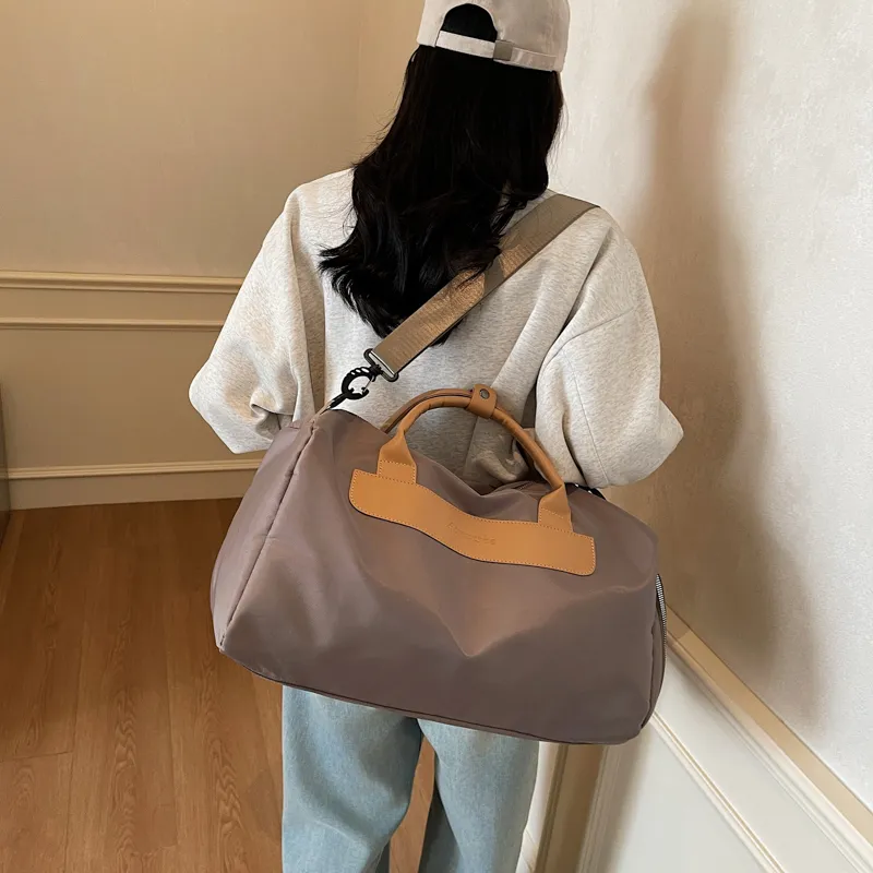 Deli Bear Oxford Handbag Unisex Black/Ecru/Gray/Pink/Khaki-18