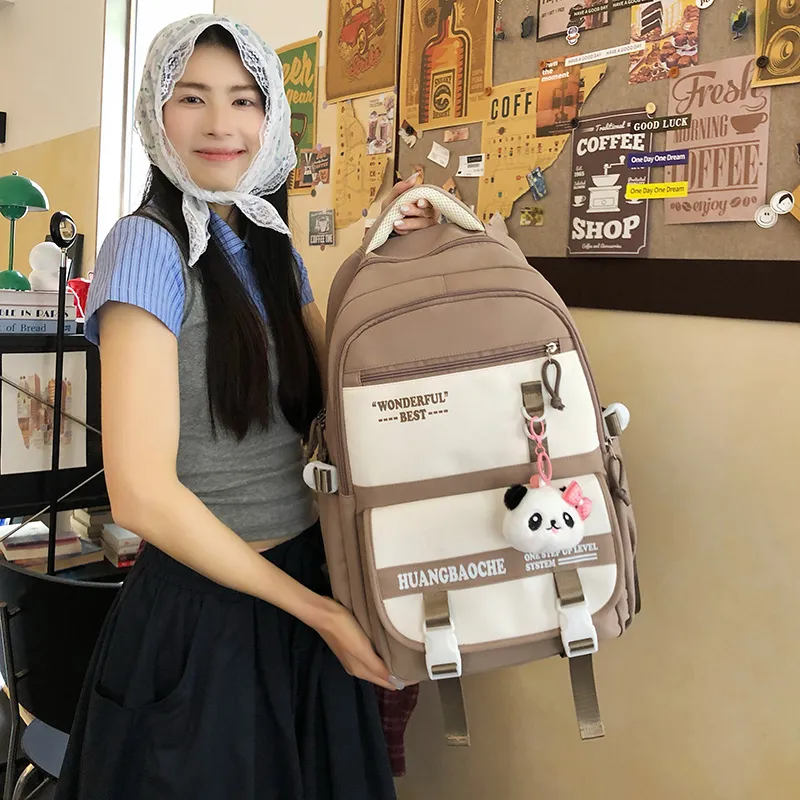 Deli Bear Nylon Backpack Women's Multicolor-16