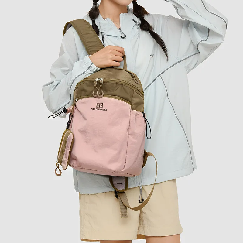 OUZIHUANG Oxford Backpack Unisex Pink Coffee/Beige Blue/Khaki/Black-2