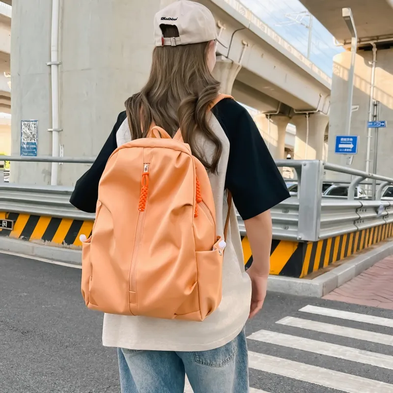 Tong Tong Rabbit Nylon Backpack Large Size Unisex Multicolor-5