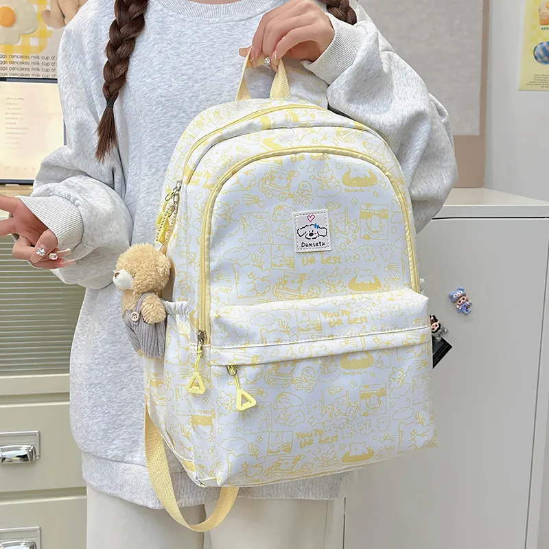 Deli Bear Nylon Backpack Women's Multicolor-13