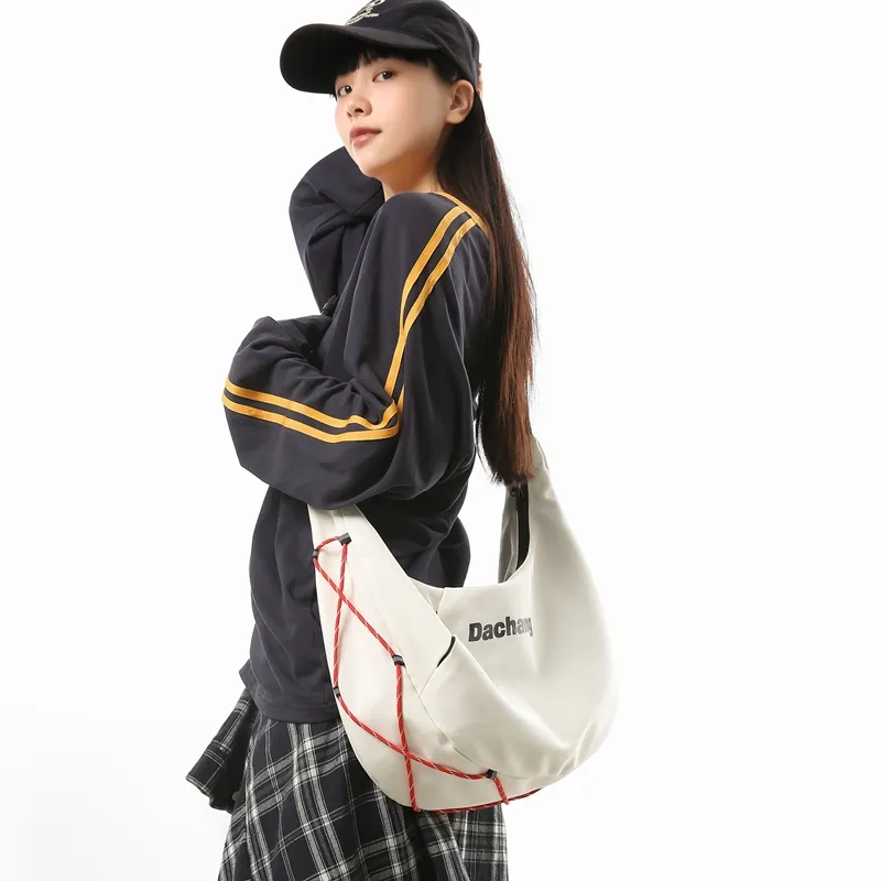 Deli Bear Nylon Shoulder Bag Regular Unisex Multicolor-7