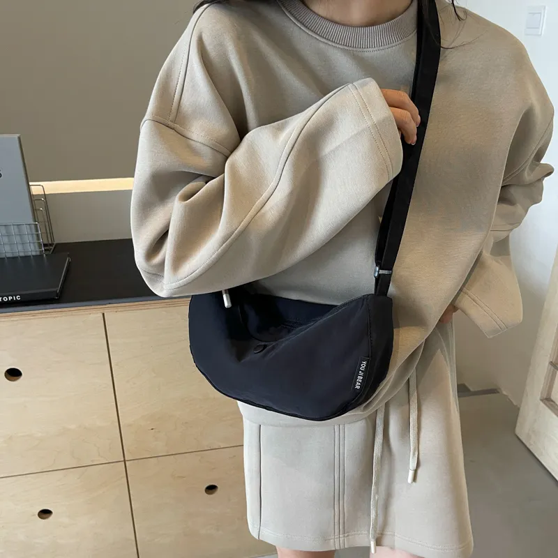 OUZIHUANG Nylon Fabric Crossbody Bag, Shoulder Bag Women's Multicolor-24