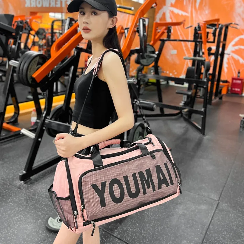 Deli Bear Nylon With Mesh Travel Bag Gym Bag Tubas Unisex Multicolor-8