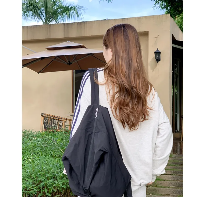 Tong Tong Rabbit Washed Cloth Backpack Unisex Multicolor-14