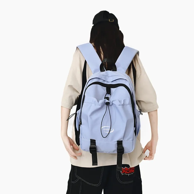 Tong Tong Rabbit Nylon Backpack Large Size Unisex Multicolor-7
