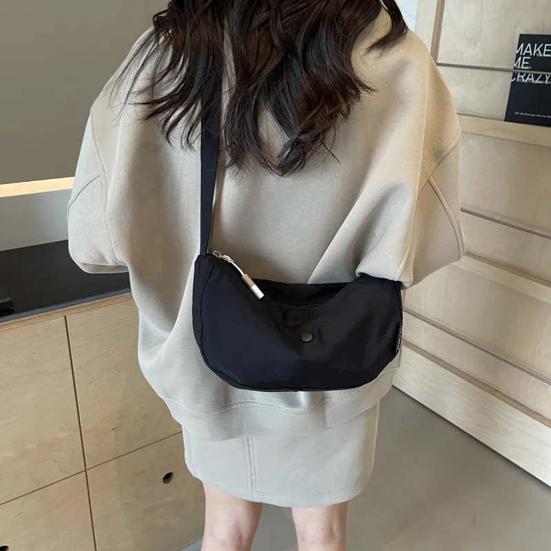 OUZIHUANG Nylon Fabric Crossbody Bag, Shoulder Bag Women's Multicolor-25