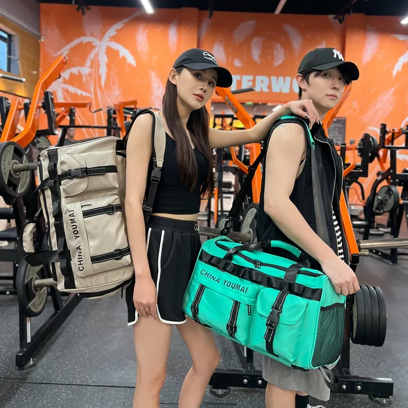 Deli Bear Nylon Gym Bag Unisex Multicolor-32