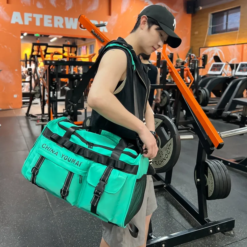 Deli Bear Nylon Gym Bag Unisex Multicolor-11