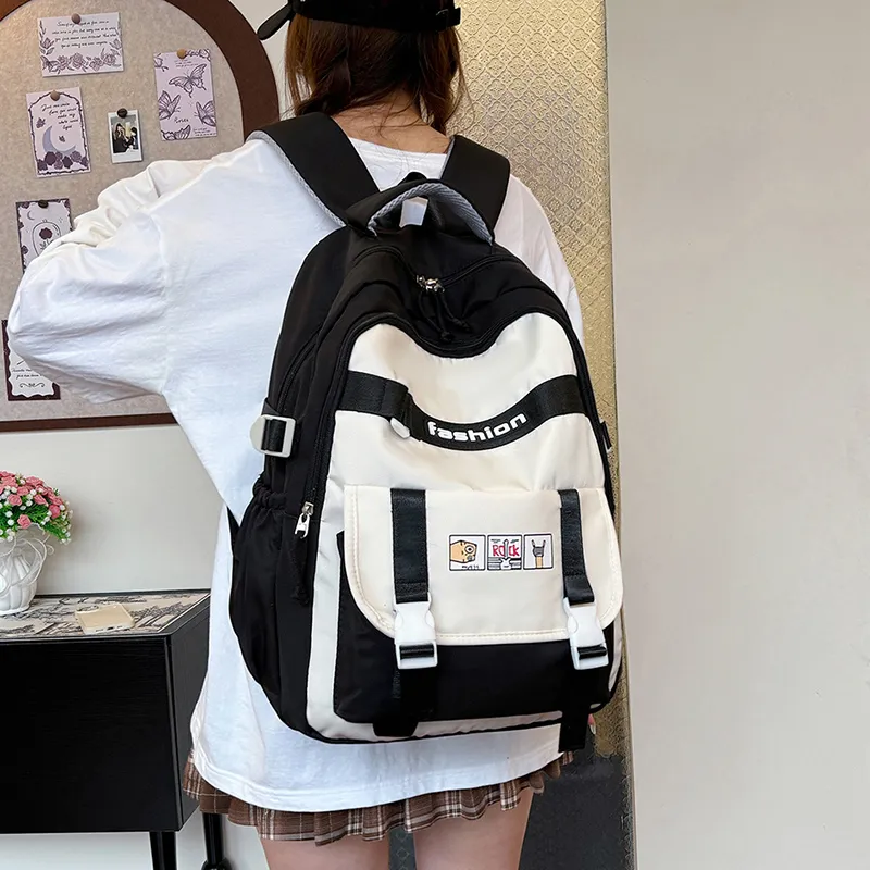 OUZIHUANG Oxford Backpack Unisex Multicolor-2