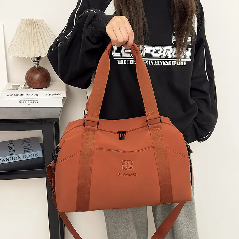 OUZIHUANG Nylon Travel Bag Unisex Multicolor-20