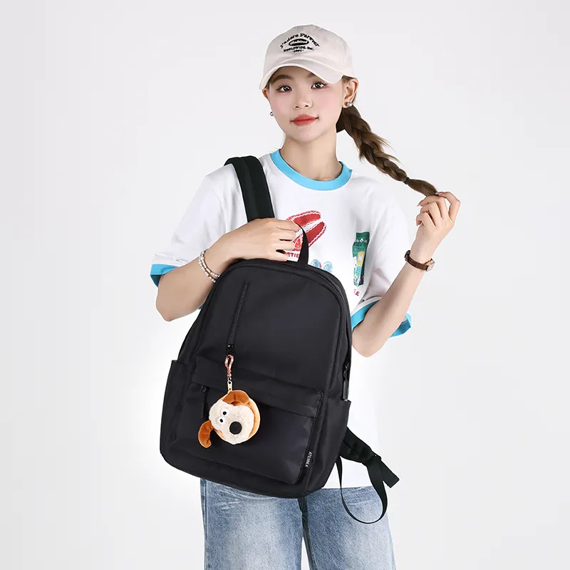 Deli Bear Nylon Backpack Large Size Unisex Multicolor-2