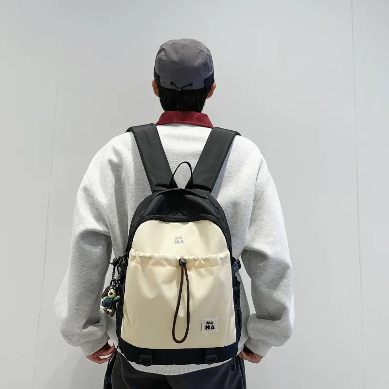 OUZIHUANG Nylon Backpack Unisex Multicolor-1