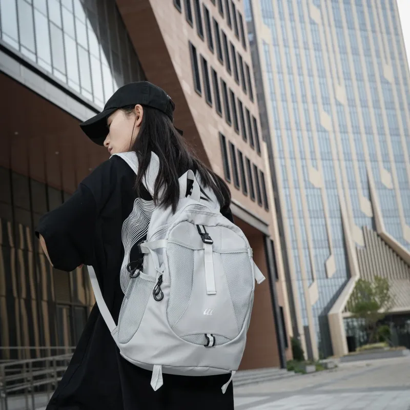 Tong Tong Rabbit Oxford Backpack Unisex Gray/Black-1