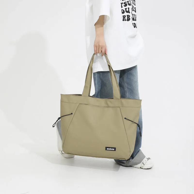 OUZIHUANG Oxford Tote Handbag, Shoulder Bag Unisex-21