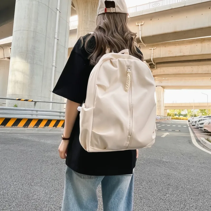 Tong Tong Rabbit Nylon Backpack Large Size Unisex Multicolor-20