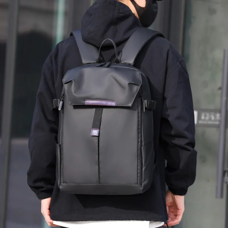 Tong Tong Rabbit Oxford Backpack Men's Black/Blue/Gray-1