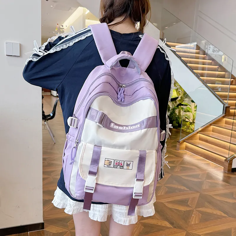 OUZIHUANG Oxford Backpack Unisex Multicolor-10