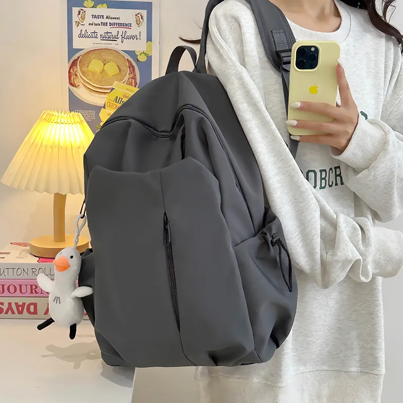Tong Tong Rabbit Nylon Backpack Large Size Unisex Multicolor-14