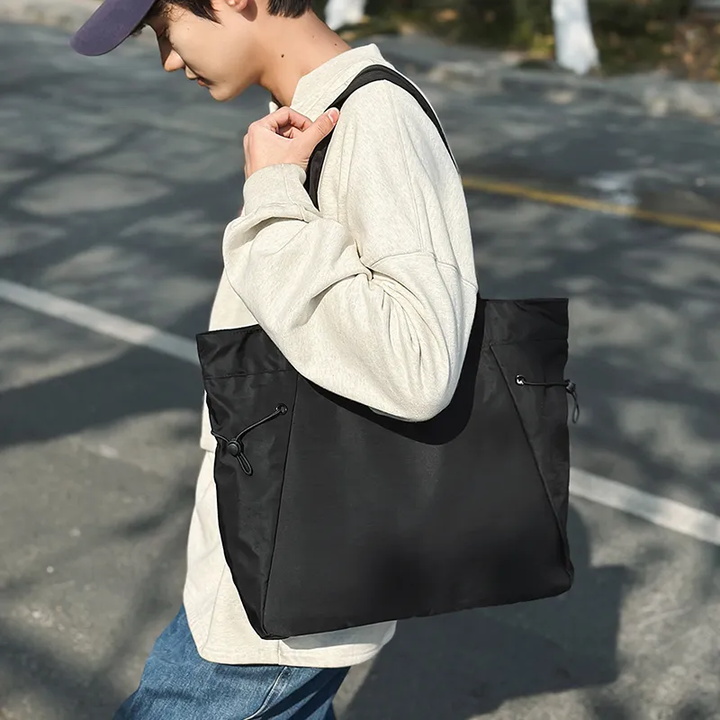 OUZIHUANG Nylon Tote Bag Shoulder Bag Unisex Multicolor-1