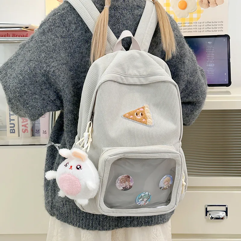 OUZIHUANG Nylon Ita Bag Backpack Women's Multicolor-4