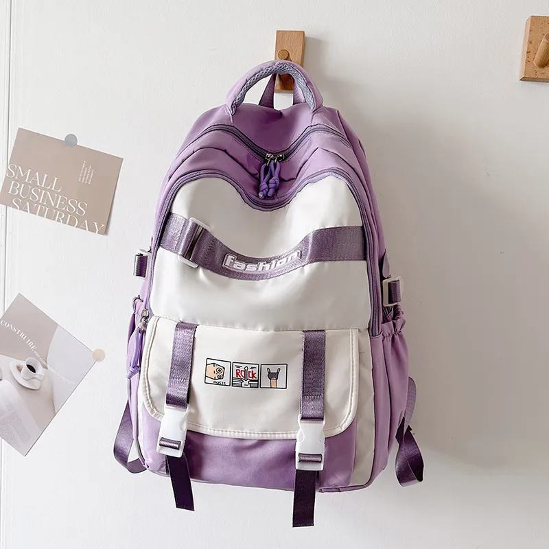 OUZIHUANG Oxford Backpack Unisex Multicolor-9