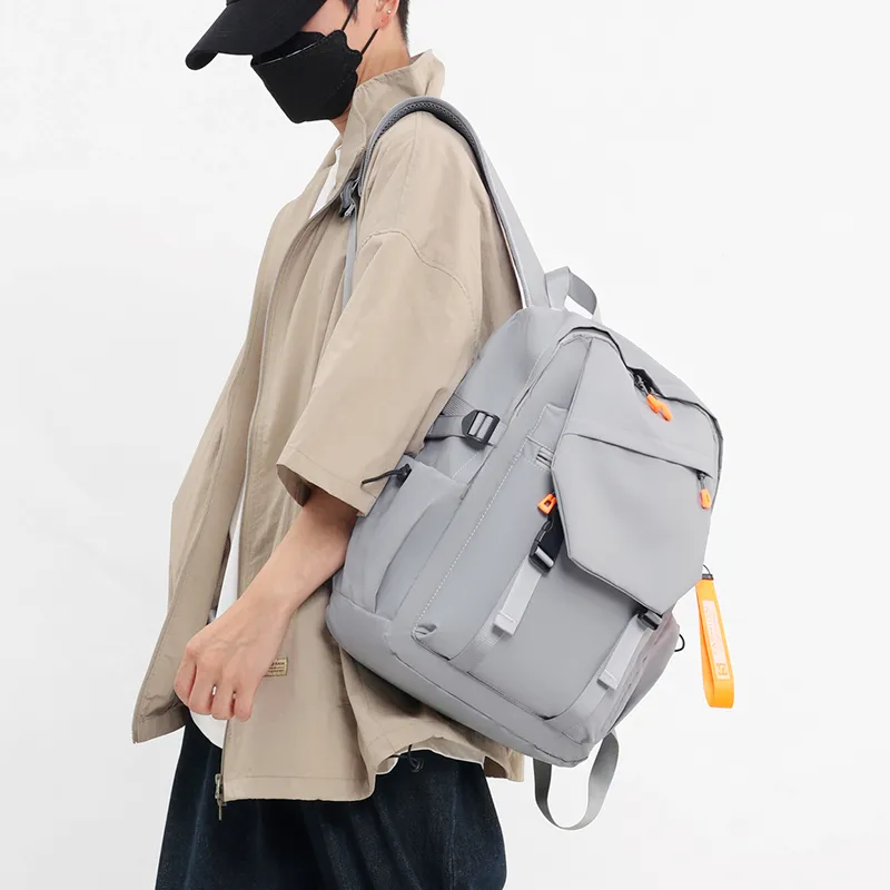 Tong Tong Rabbit Oxford Backpack Men's Black/Gray-3