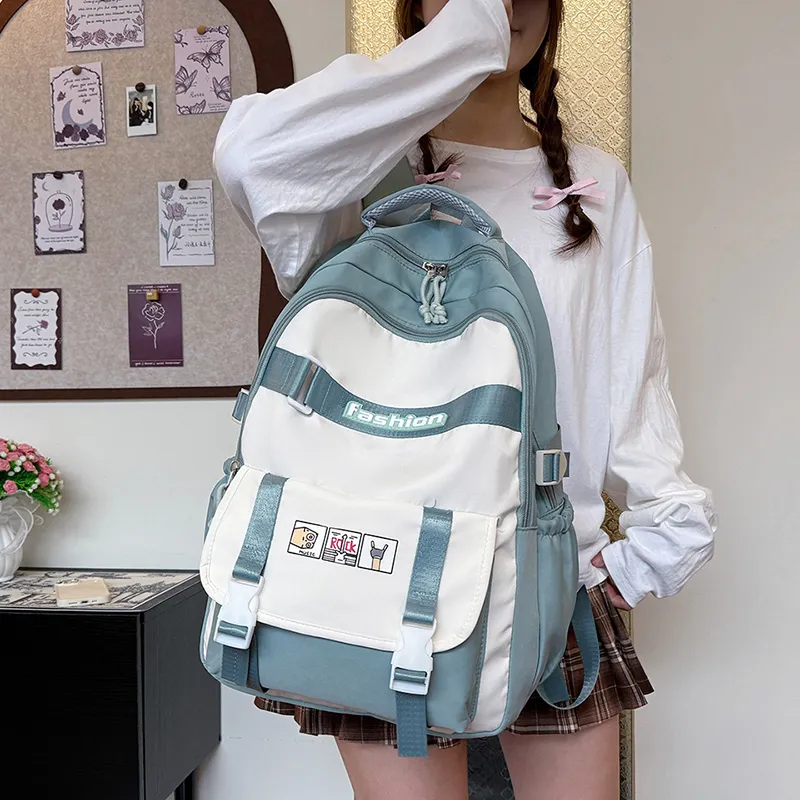 OUZIHUANG Oxford Backpack Unisex Multicolor-13