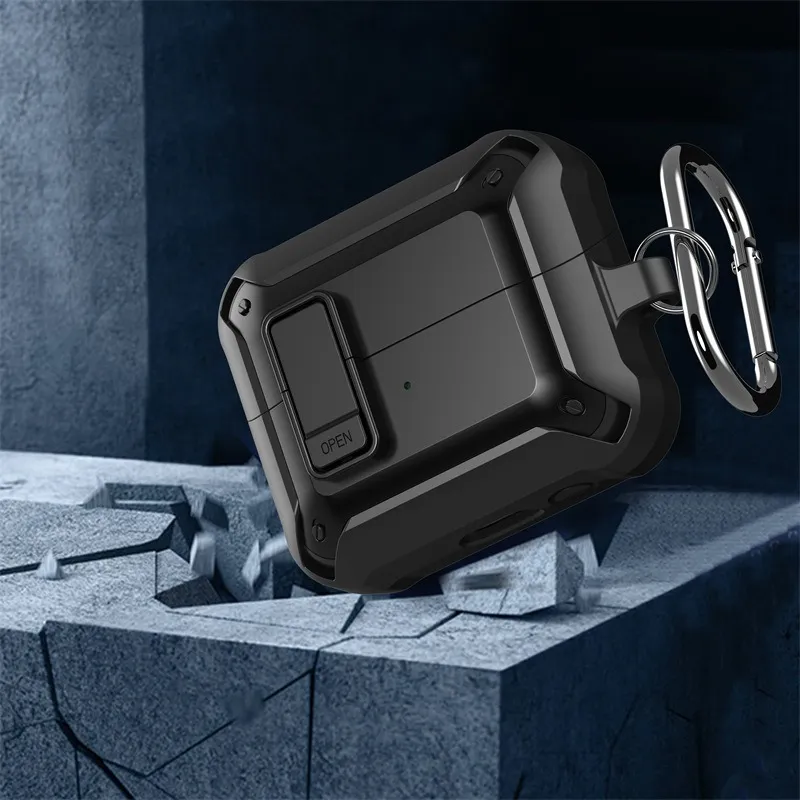 Tong Tong Rabbit Compatibility With Galaxy Buds 3/3 Pro TPU Protective Sleeve Snap Button Headphone Cases-3