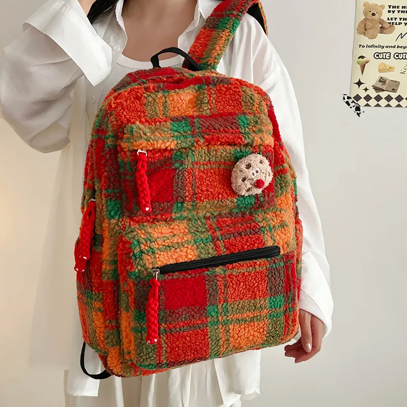 Tong Tong Rabbit Nylon Backpack Women's Multicolor-1