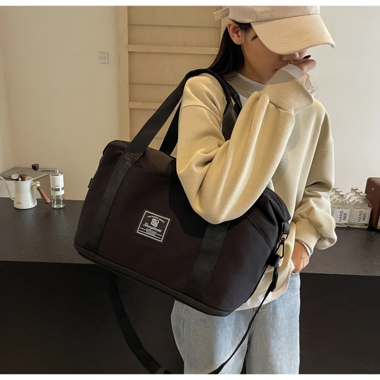OUZIHUANG Oxford Travel Bag 30L Women's Multicolor-1