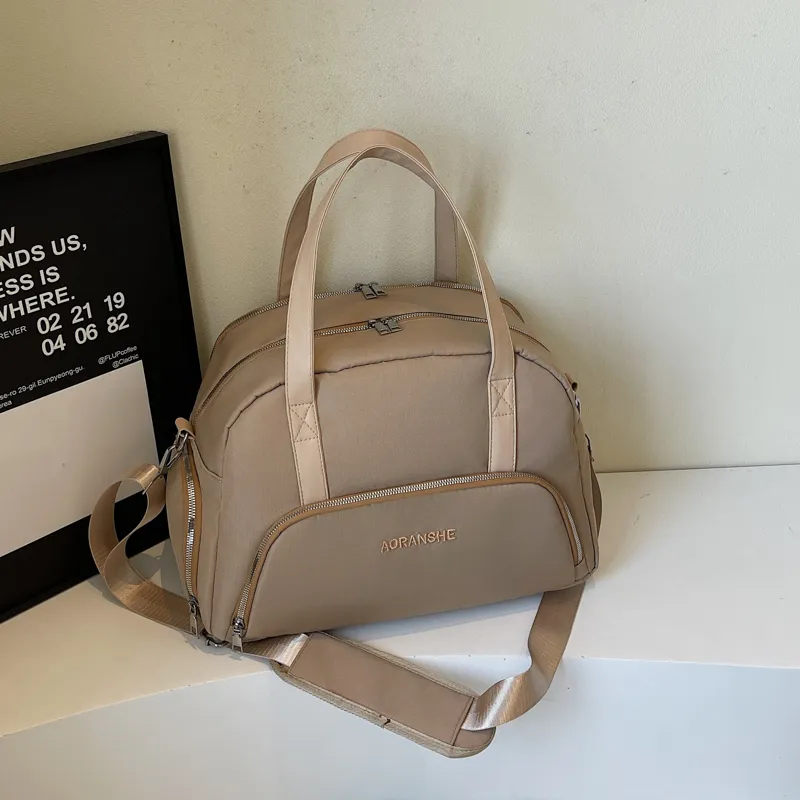 OUZIHUANG Nylon Travel Bag Multicolor-12