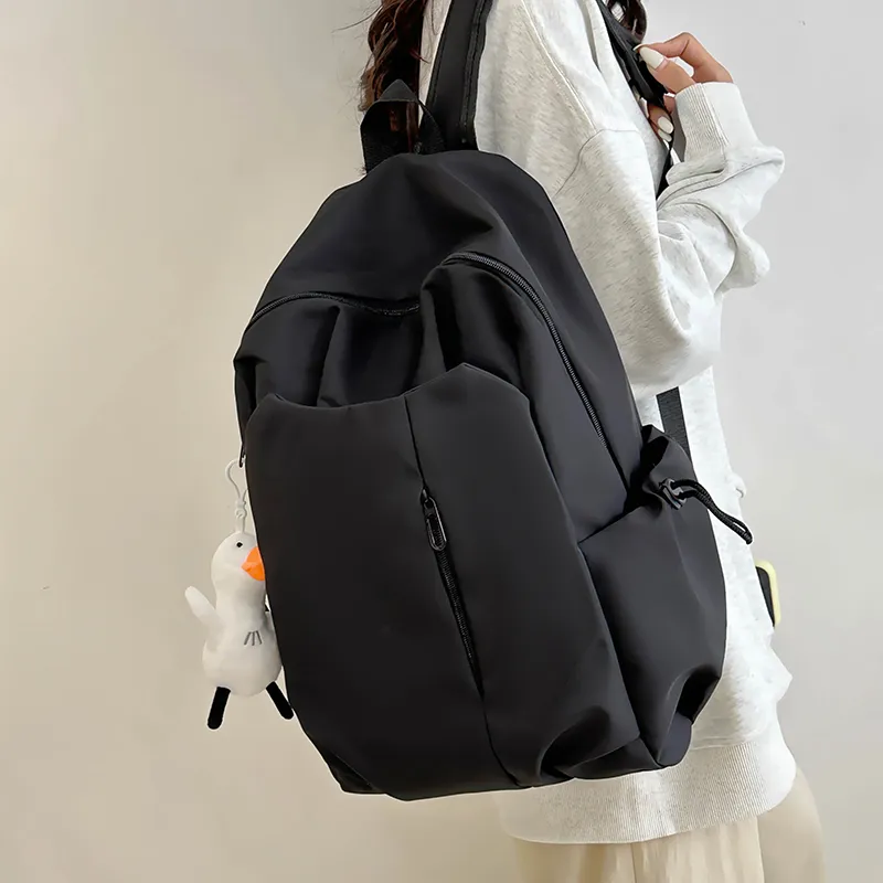 Tong Tong Rabbit Nylon Backpack Large Size Unisex Multicolor-18