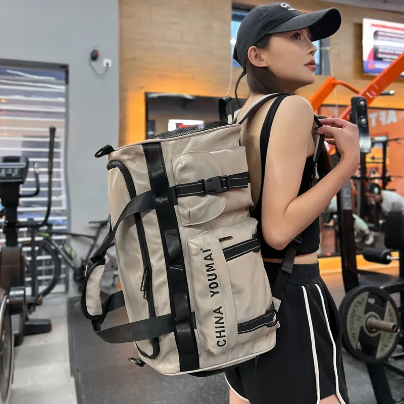 Deli Bear Nylon Gym Bag Unisex Multicolor-33