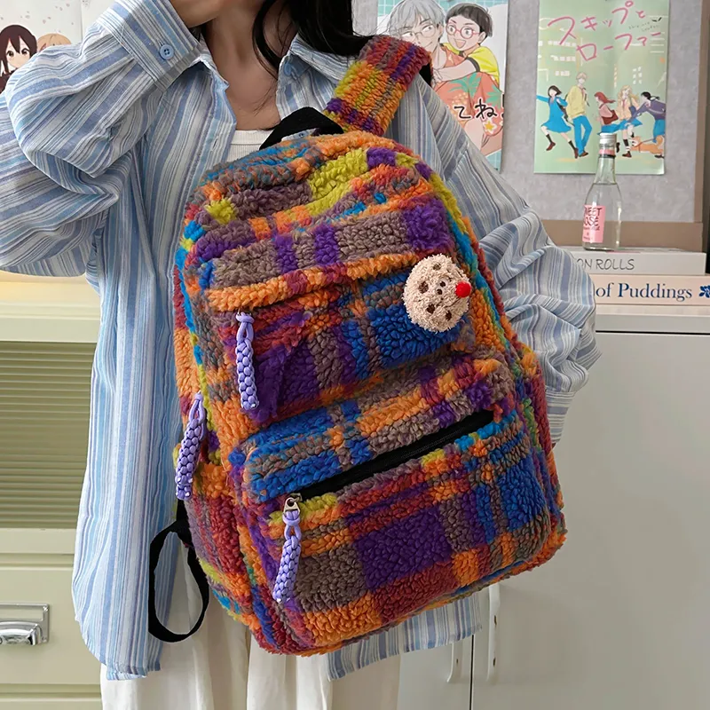 Tong Tong Rabbit Nylon Backpack Women's Multicolor-17