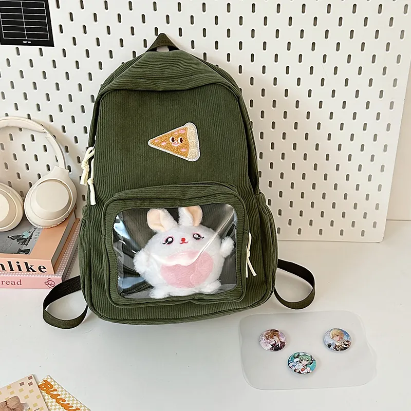 OUZIHUANG Nylon Ita Bag Backpack Women's Multicolor-10