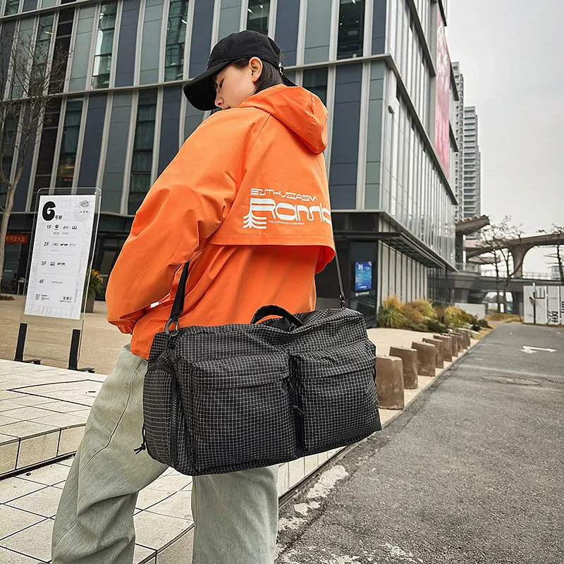Tong Tong Rabbit Nylon Travel Bag Unisex Multicolor-8