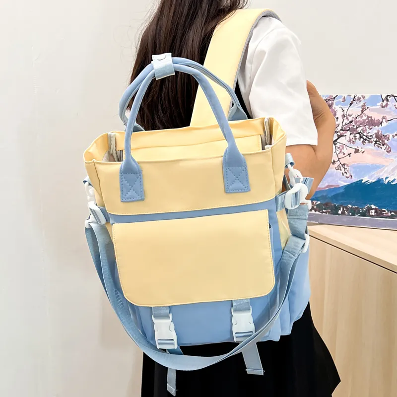 Deli Bear Canvas Backpack Regular Unisex Multicolor-11