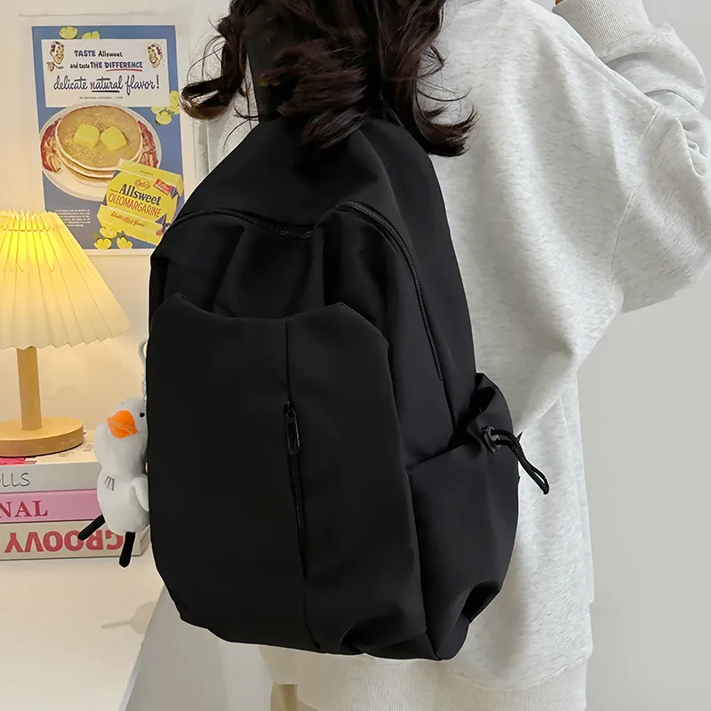 Tong Tong Rabbit Nylon Backpack Large Size Unisex Multicolor-17