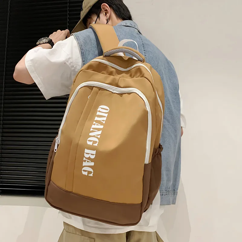 Tong Tong Rabbit Nylon Backpack Large Size Unisex Multicolor-18